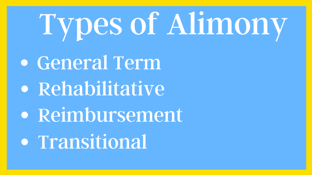 4 types of alimony in massachusetts