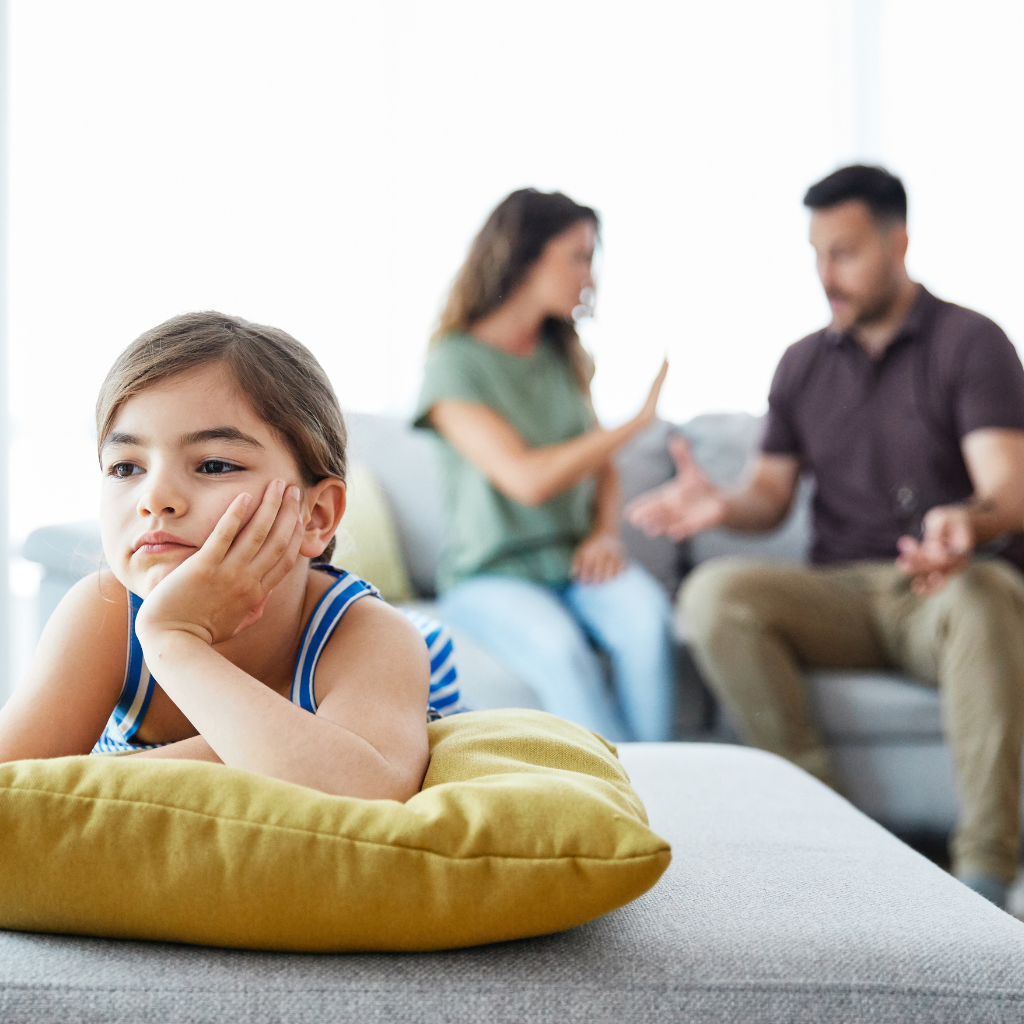 Parents with children getting an uncontested divorce