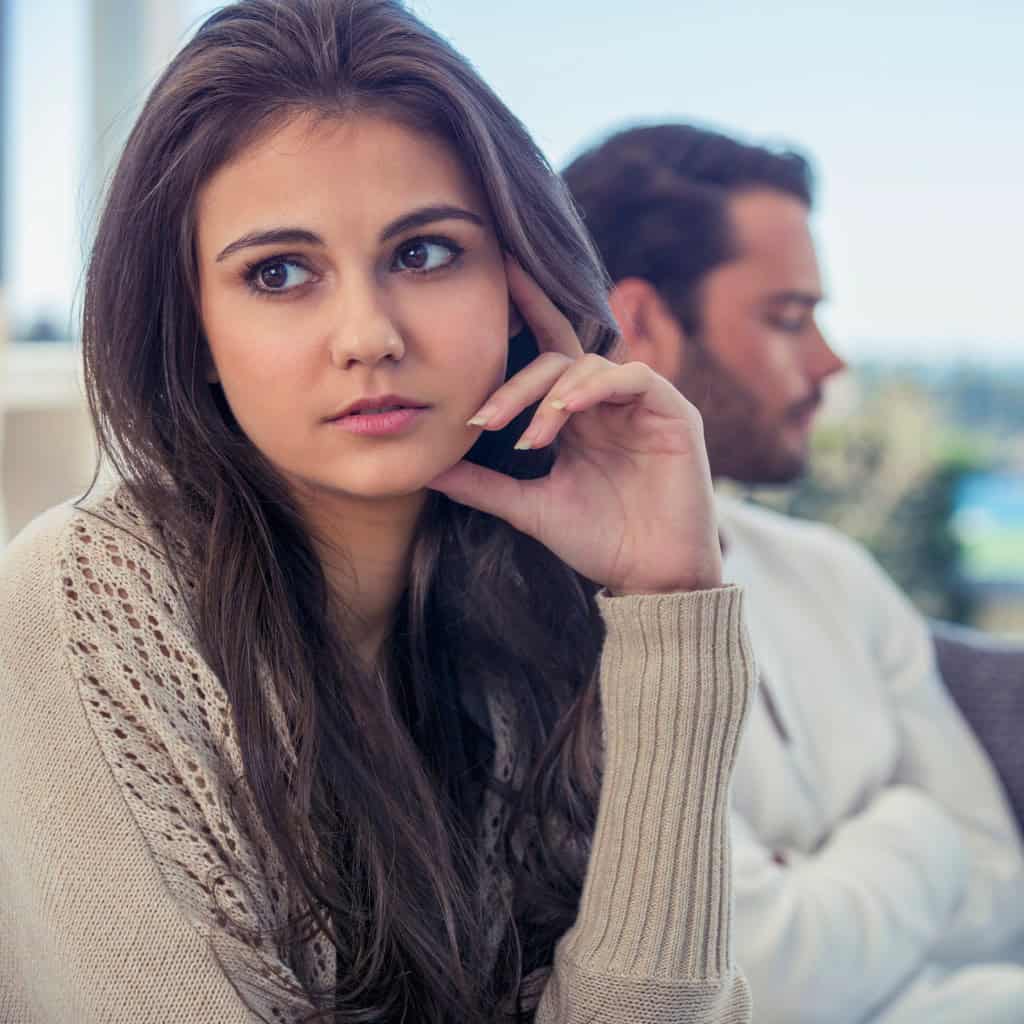 Couple agreeing to a no-fault Massachusetts divorce.