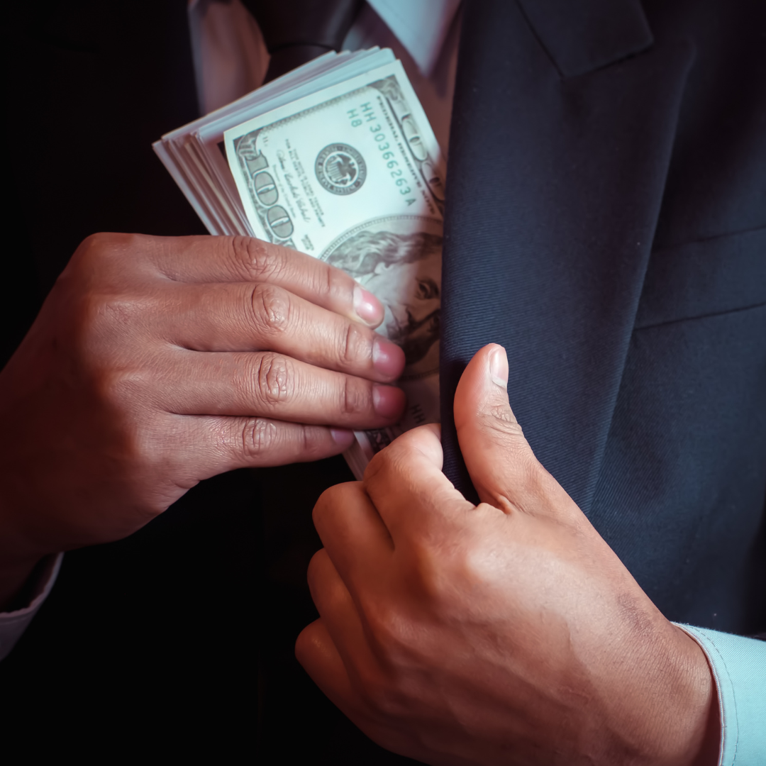 Man getting money after Massachusetts divorce.