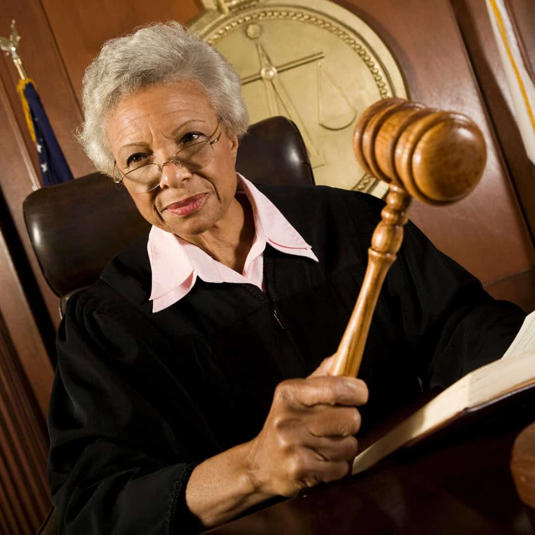 Massachusetts judge on bench considering 209A Order.
