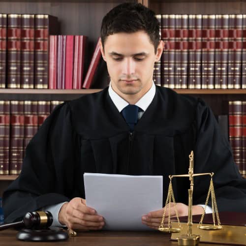 Judge reading application for a Massachusetts Harassment Prevention Order deciding if there is harassment in this case.